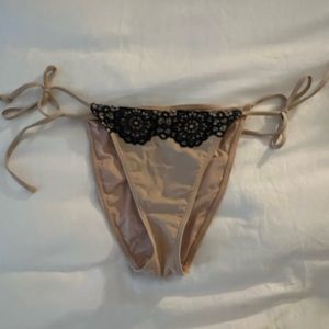Tan bathing suit bottoms